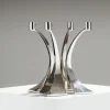 Discount Pamono Vintage Metal Candleholders, 1970s, Set of 4