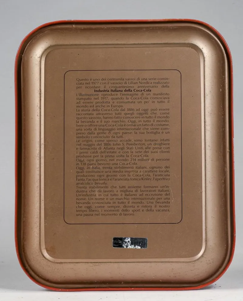 Pamono Vintage Metal Coca Cola Tray, 1980s> Trays