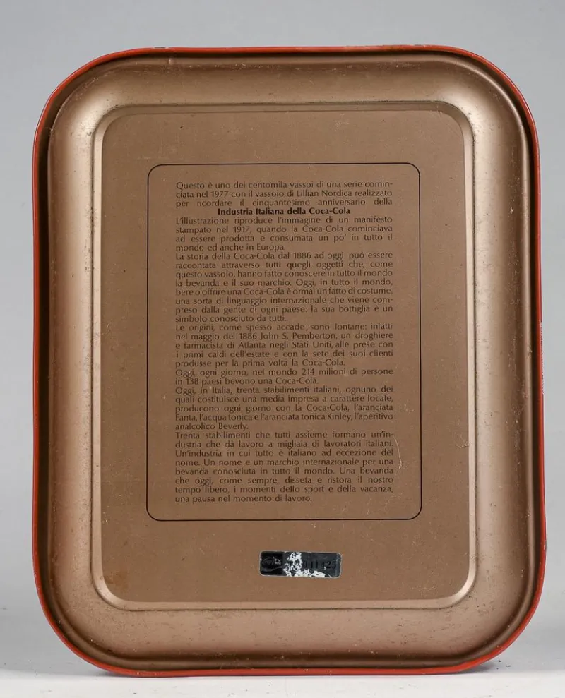 Pamono Vintage Metal Coca Cola Tray, 1980s> Trays
