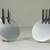 Pamono Vintage Metal Salt and Pepper by Geert Koster, 1987, Set of 2