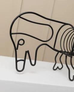 Discount Pamono Vintage Metal Spiral Dachshund Holder, 1980s