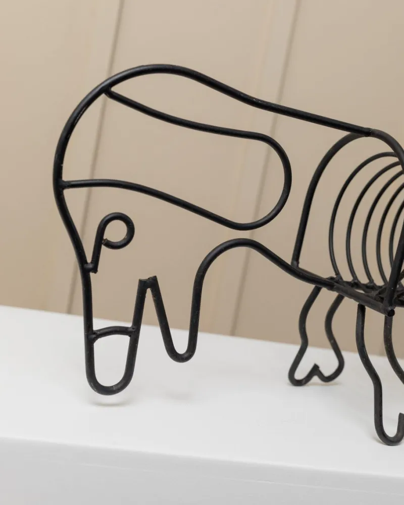 Discount Pamono Vintage Metal Spiral Dachshund Holder, 1980s