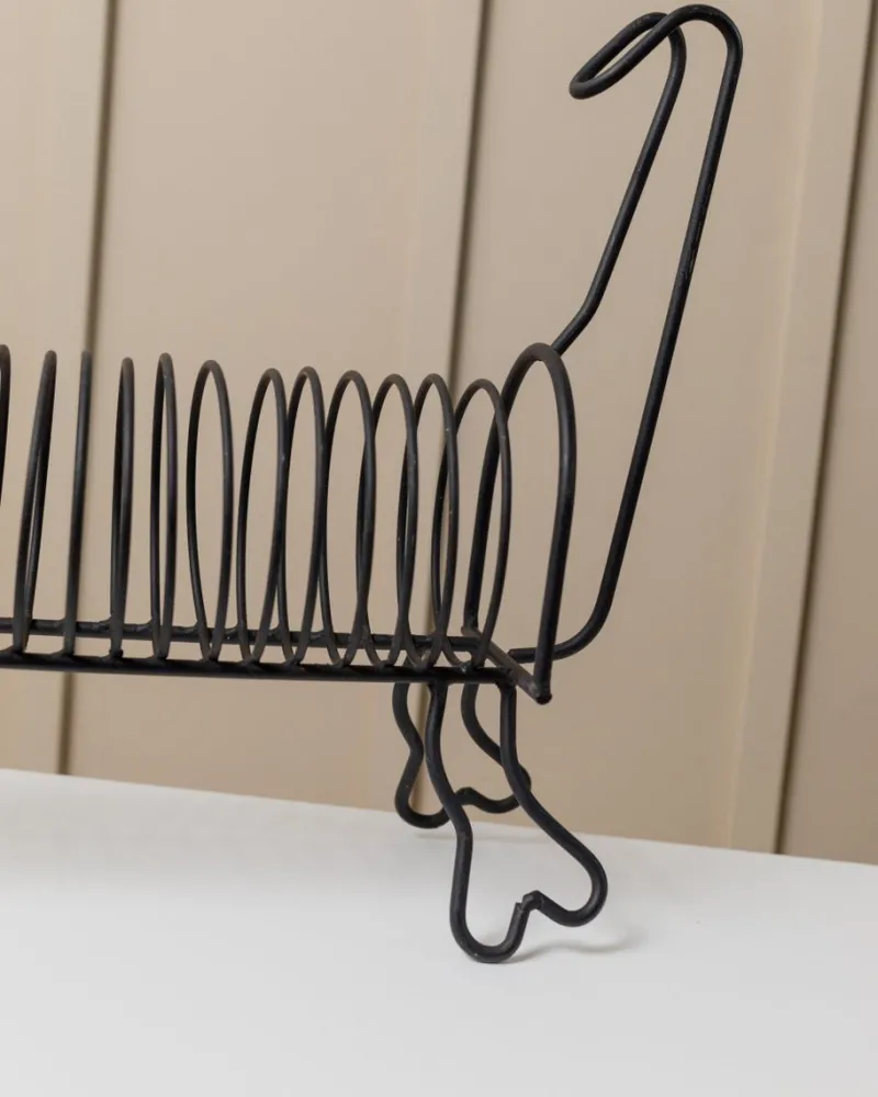 Discount Pamono Vintage Metal Spiral Dachshund Holder, 1980s