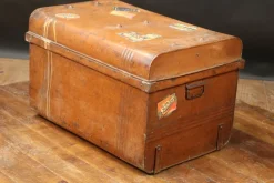 Pamono Vintage Metal Trunk, 1920s><noscript><img width=