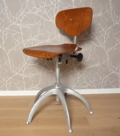 Pamono Vintage Metal Workshop Chair, 1950s> Office Chairs