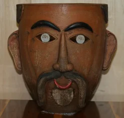 Best Pamono Vintage Mexican Folk Art Terracotta Pots, 1960s, Set of 2