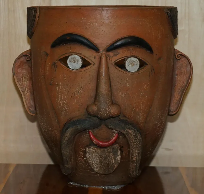 Best Pamono Vintage Mexican Folk Art Terracotta Pots, 1960s, Set of 2