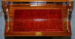 Sale Pamono Vintage Military Campaign Chest of Drawers with Aged Red Leather