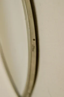 Pamono Vintage Mirror Sconces in Pewter, Set of 2><noscript><img width=