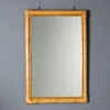 Pamono Vintage Mirror with Bamboo Wicker Frame, Italy, 1980s> Mirrors