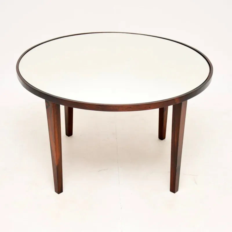 Sale Pamono Vintage Mirrored Rosewood Coffee Table