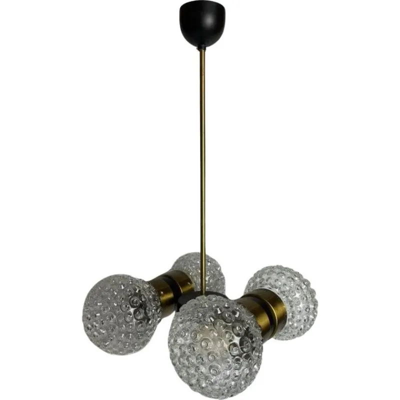 Discount Pamono Vintage Model 818240 Sputnik Chandelier attributed to Napako, 1950s