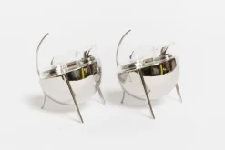 Pamono Vintage Model Opasis Oil and Vinegar Set by Enzo Mari for Zani Zani, Set of 2