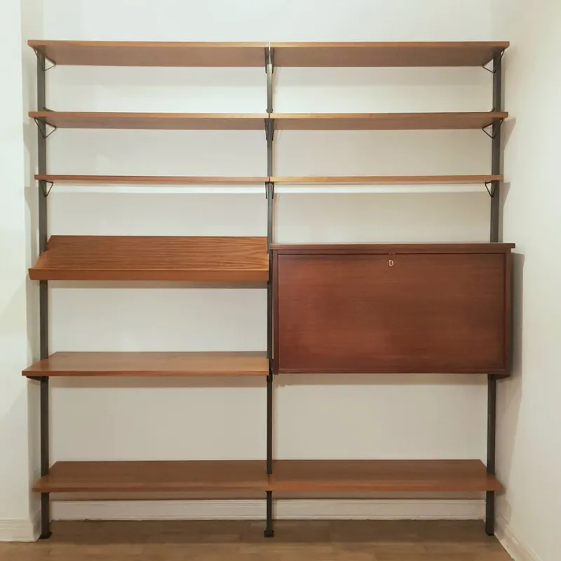Pamono Vintage Modular Shelving System by Olof Pira, 1960s,> Shelves & Wall Units
