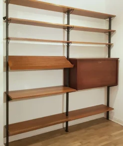 Pamono Vintage Modular Shelving System by Olof Pira, 1960s,> Shelves & Wall Units