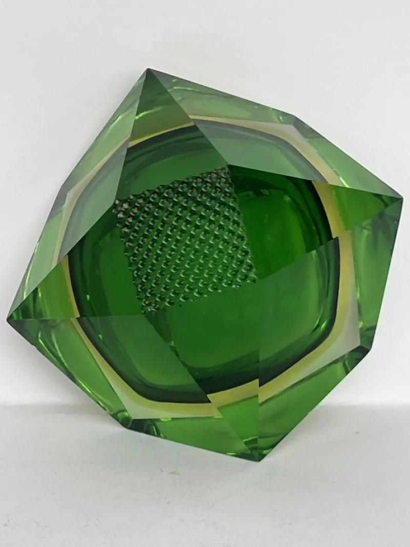 Pamono Vintage Murano Faceted Sommerso Geode Bowl, 1960s> Bowls
