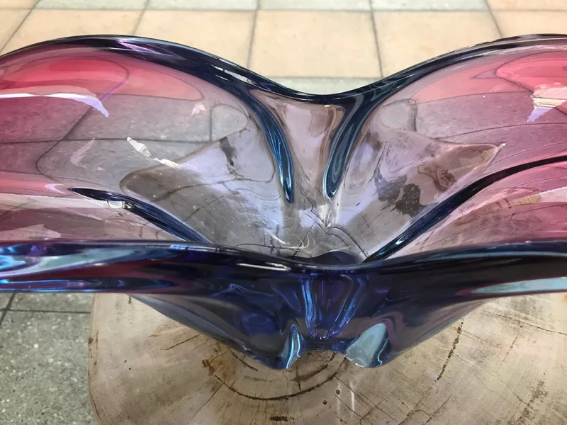Discount Pamono Vintage Murano Glass Centerpiece, 1970s