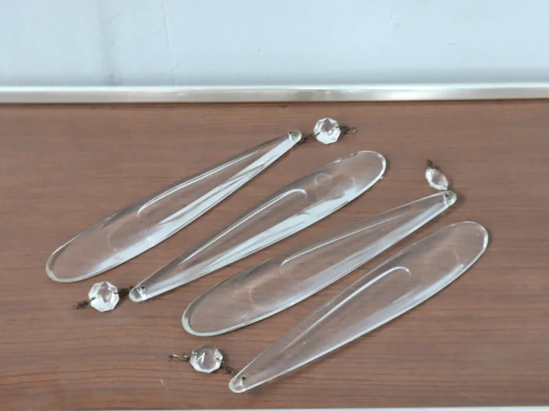 Best Pamono Vintage Murano Teardrop Glass Wall Sconces, 1980s, Set of 4