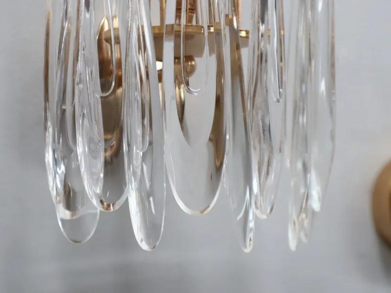 Best Pamono Vintage Murano Teardrop Glass Wall Sconces, 1980s, Set of 4