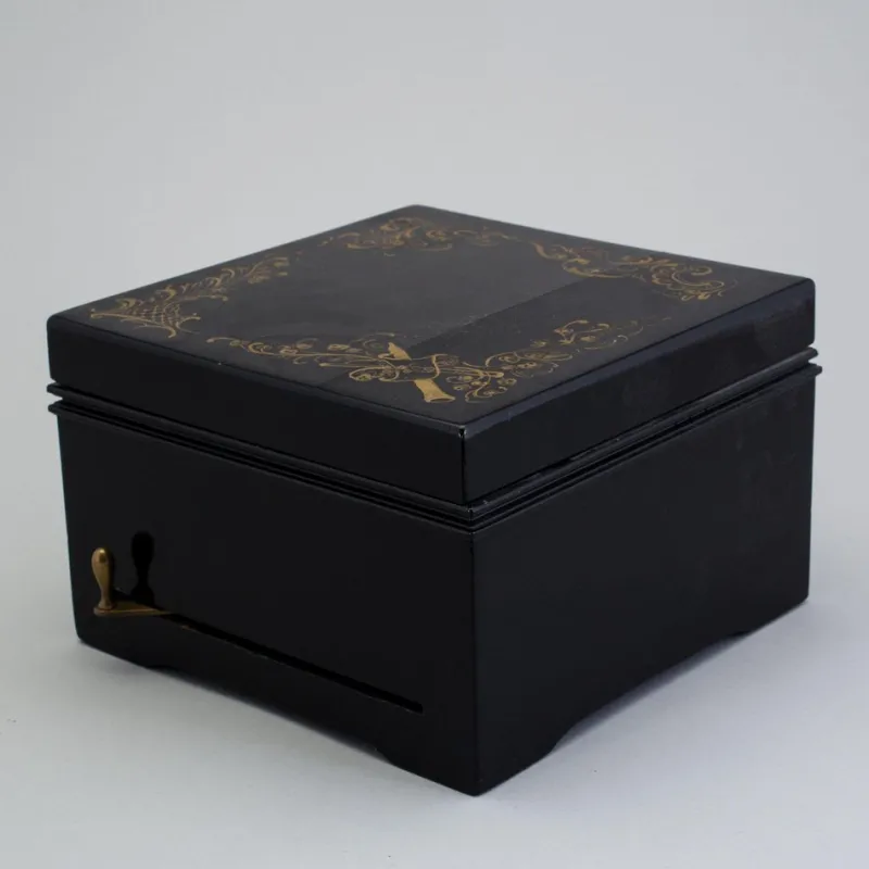 Pamono Vintage Music Box Symphonion> Trunks Crates & Baskets