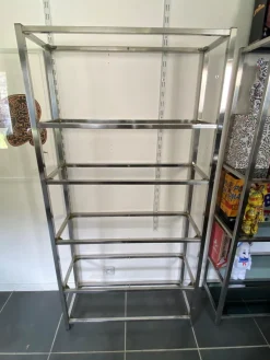 Pamono Vintage N2 Wall Shelf in Glass and Chrome, 1970> Shelves & Wall Units