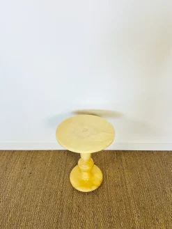 Pamono Vintage Natural Onyx Pedestal Table with Sculptural Design, 1960><noscript><img width=