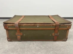 Pamono Vintage Naval Suitcase in Leather, 1930s><noscript><img width=