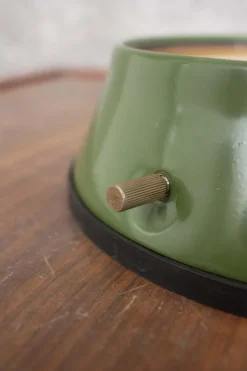 Online Pamono Vintage Navy Green Wall Clock from Seiko, 1990s