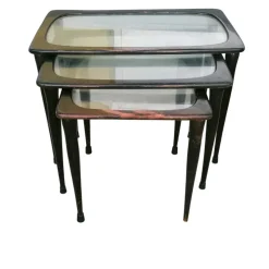 Pamono Vintage Nesting Tables, 1950s, Set of 3> Coffee & Side Tables