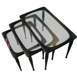 Pamono Vintage Nesting Tables, 1950s, Set of 3><noscript><img width=