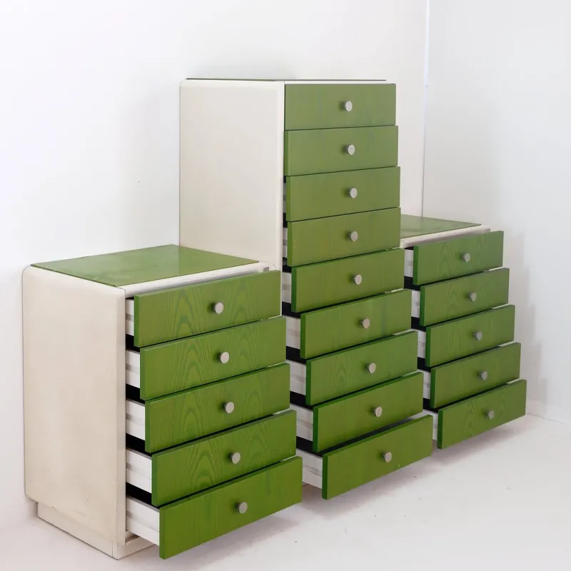 Pamono Vintage Nine-Drawer Column, 1960s