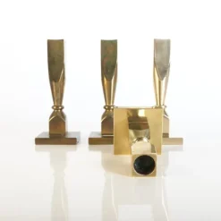 Online Pamono Vintage Norwegian Brass Candlesticks, Set of 4