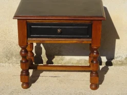 Clearance Pamono Vintage Oak Bedside Table, 1980s
