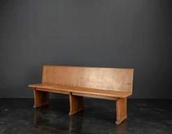 Pamono Vintage Oak Bench, 1960s> Benches
