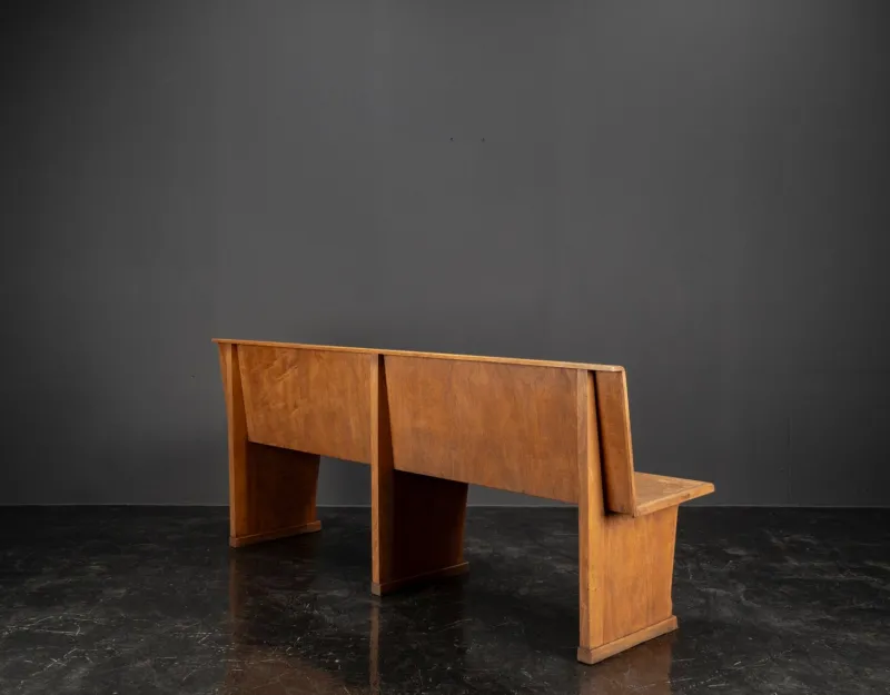 Pamono Vintage Oak Bench, 1960s> Benches