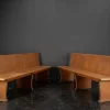 Pamono Vintage Oak Benches, 1960s, Set of 2> Benches