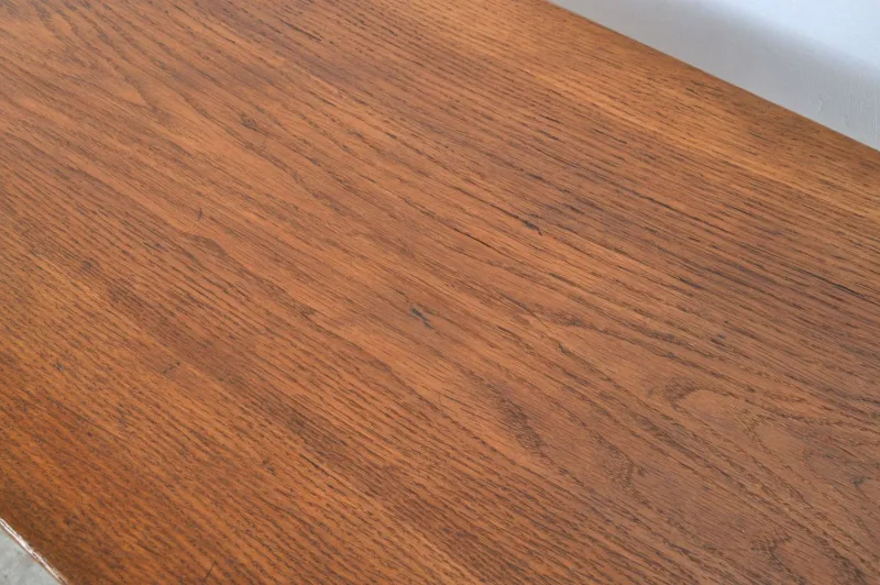 Pamono Vintage Oak Childrens Desk with Roller Door, 1950s> Children's Tables