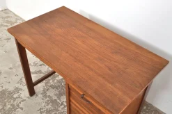 Pamono Vintage Oak Childrens Desk with Roller Door, 1950s><noscript><img width=