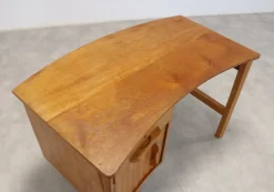 Pamono Vintage Oak Desk, 1950s><noscript><img width=