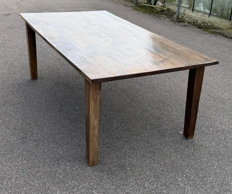 Online Pamono Vintage Oak Dining Table, 1970s