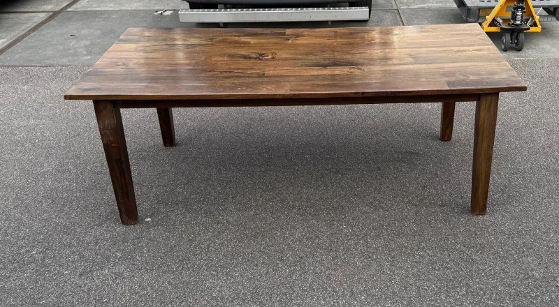 Online Pamono Vintage Oak Dining Table, 1970s