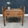 Discount Pamono Vintage Oak Nightstand with Brass Handle by Henning Kjærnulf, 1950s