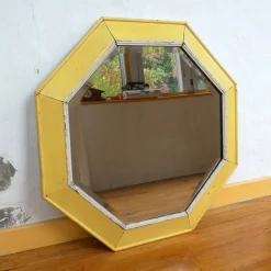 Pamono Vintage Octagonal Mirror, 1950> Mirrors