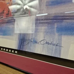 Outlet Pamono Vintage Offset Poster of Ferrari by Jim Van Overbeek, 1980s