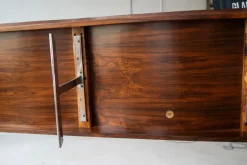 Pamono Vintage Onda Bench with Magazine Rack by Jorge Zalszupin for Atelier Moveis, 1950s