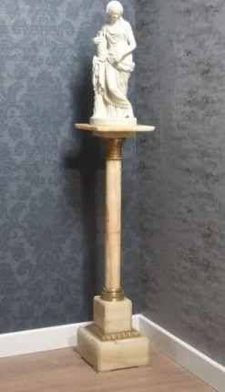 Pamono Vintage Onyx Pedestal><noscript><img width=