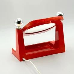 Discount Pamono Vintage Orange Dual Mirror with Lights from Schott, 1970s