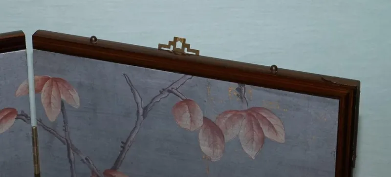 Outlet Pamono Vintage Oriental Room Divider with Birds and Flowers