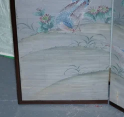 Outlet Pamono Vintage Oriental Room Divider with Birds and Flowers