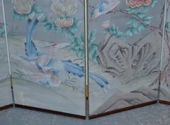 Outlet Pamono Vintage Oriental Room Divider with Birds and Flowers